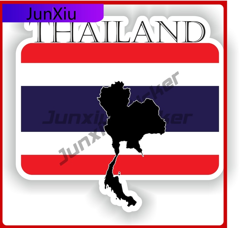 Car Accessories Thailand - Tayland Desenli Serin Tampon Çizilmez Etiket