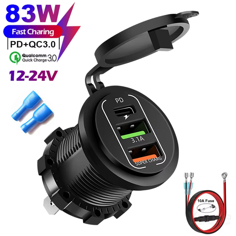 Car Accessories Thailand - 83W Max Telefon Şarj Soketi 45W