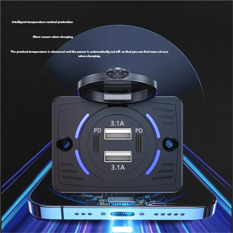 12V-24V Çift USB QC3.0 PD 3.1A - Car Accessories Thailand incelemesi ve fiyatı