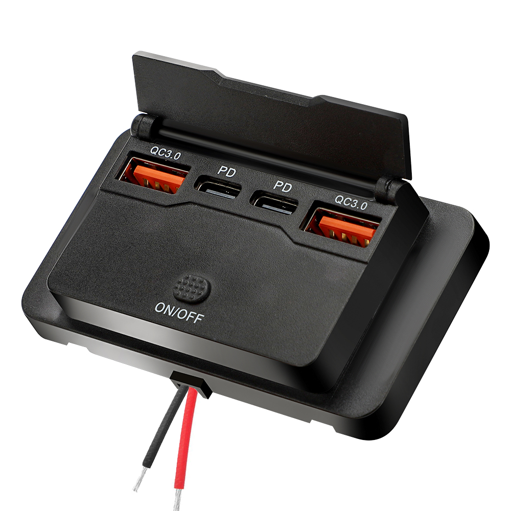 Yeni 4 Port Araç şarj soketi P - Car Accessories Thailand incelemesi ve fiyatı