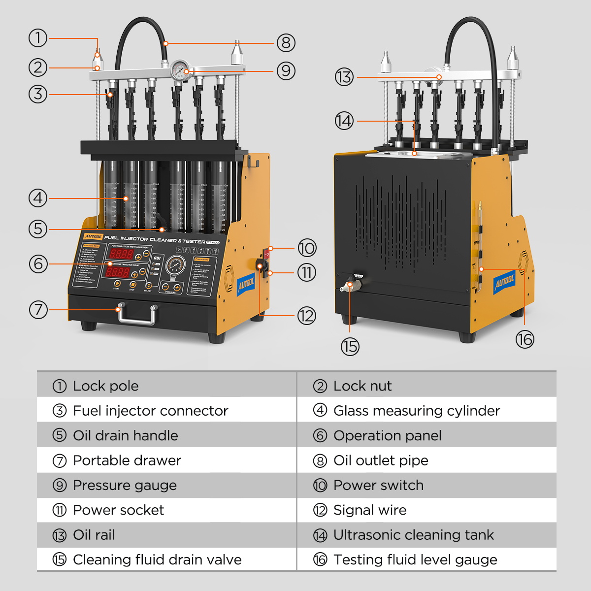 AUTOOL CT400 Araç GDI EFI FEI  - Fuel Injector Cleaner incelemesi ve fiyatı